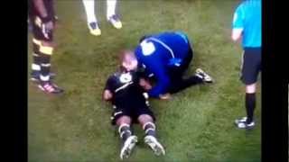 Fabrice Muamba Collapses Of Heart Attack  Tottenham Vs Bolton Wonderers [upl. by Anilos]