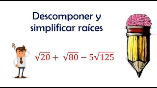 Aprende a descomponer raíces cuadradas [upl. by Habeh]