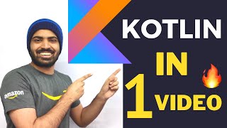 Learn Kotlin in 1 hour🔥 Kotlin Tutorial for Beginners  Kotlin for Android🔥Beginner Friendly Course [upl. by Ottillia]