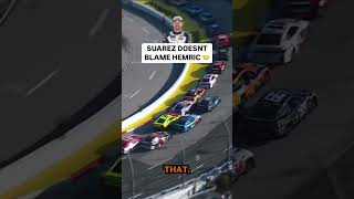 Suarez doesn’t blame Hemric nascar racing motorsport nascarracing nascarnation [upl. by Pember412]