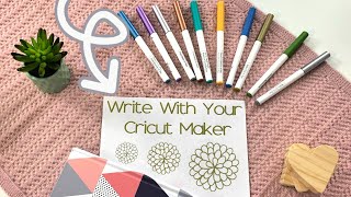 How to Write with Cricut Maker [upl. by Shear812]