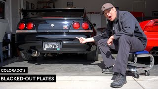 Colorados Black License Plate  R33 Nissan Skyline GTR [upl. by Bradly219]