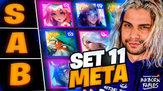 6 Mejores Composiciones META del Set 11 de TFT [upl. by Alleuqahs]