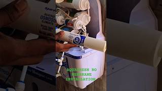 How to installation RO Membrane125GPD Membrane installationro membrane changingmpr ro [upl. by Macdermot]