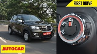 Renault Kwid AMT  First Drive  Autocar India [upl. by Doley985]