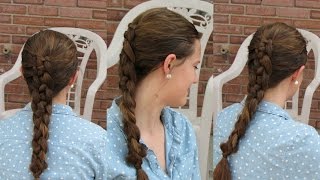 4 Strand French Braid  Jewels Cool Hairstyles [upl. by Sidon619]