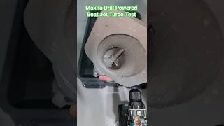 Makita Drill Powered jet turbo test shorts jet turbo makita drill [upl. by Eloise5]