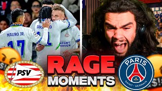 Best PSGINT Rage Moments  PSG vs PSV UEFA Champions League [upl. by Salena941]