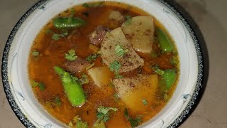 Aloo Gosht Recipe by LK Delights [upl. by Ayotaj]