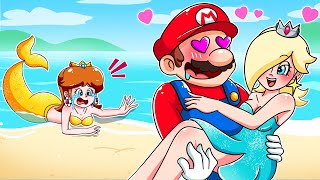 Marios Betrays Rosalina To Fall in Love  Sad Love Story  The Super Mario Bros Animation [upl. by Athal622]