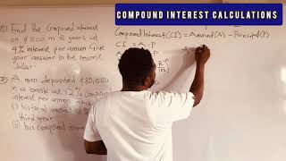 COMPOUND INTEREST BUSINESS MATHEMATICS PART 1 [upl. by Adnar]