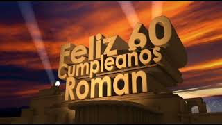 Feliz 60 Cumpleaños Roman [upl. by Yereffej]