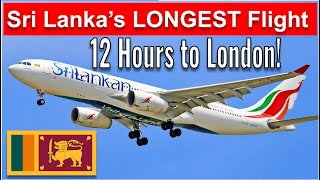 12 Hours in SRI LANKA’S A330 BUSINESS Class  Colombo to London [upl. by Llennhoj983]