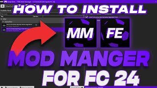 How To Install FIFA Mod Manager and Mod Editor For FC 24 [upl. by Paulette858]