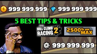 5 BEST TIPS amp TRICKS  Hill Climb Racing 2 [upl. by Htiaf483]