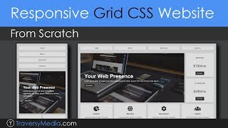 Build a Responsive Grid CSS Website Layout From Scratch [upl. by Belter]