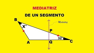 ✅APLICACIÓN DE LA MEDIATRIZ TRIÁNGULOS ISÓCELES  Ejercicio [upl. by Uziel131]