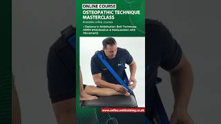 How to use Belt in Foot Mobilisation mobilisation osteopathy [upl. by Marietta445]