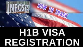 H1B status tracking  Track h1b cap registration infosys  Infosys H1B cap registration infosys [upl. by Etnwahs]