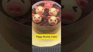 Piggy Buddy Cake Mixed Fruit Fresh Cream Cake cakeshorts cakeideas cakelovers lucullus [upl. by Errehs45]