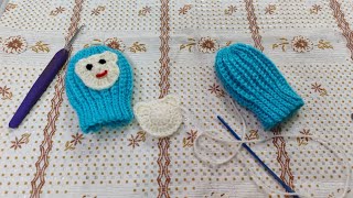 Crochet Baby Mittens  Baby Hand Gloves  Easy And Beginners Friendly Tutorial [upl. by Akcired27]