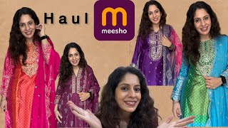 Meesho Karwachauth Special suits review  Honest review  Meesho viral kurta set ​⁠ [upl. by Kelula426]