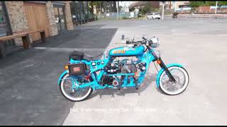 The Radial Nerve 360cc 7 Cylinder Radial Engine Motorcycle [upl. by Ecyob]