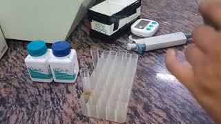 BILIRUBIN TEST PROCEDURE OF TOTAL AND DIRECT BILIRUBIN TEST DIAZO METHOD END POINT [upl. by Fedirko196]