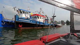 kanukasselTV WINDSURFEN amp Katsegeln in MAKKUM am Ijsselmeer 2023 Clip 13 Mit HAPPY CAT im Hafen [upl. by Irrej900]