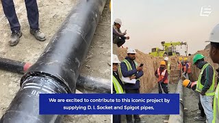 Electrosteel Powers Noida International Airport Providing Essential Water Infrastructure DI Pipes [upl. by Dubois]