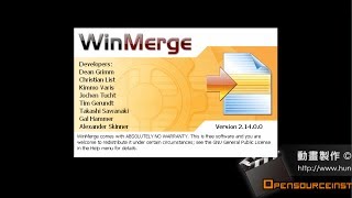 【程式輔助工具】WinMerge 2140 GPL 動畫安裝教學 [upl. by Nageek885]