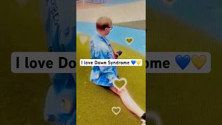 I love Down Syndrome 💙💛 lilblondie downsyndrome [upl. by Ailec]