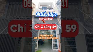 Bán Nhà Bình Tân GIÁ RẺ Hẻm 344 Chiến Lược thông 703 Hướng Lộ 2 SÁT CHỢ Gần Tên Lửa giáp Quận [upl. by Nnyletak]