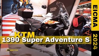 KTM 1390 Super Adventure S EVO tante novità e la cambiata automatica AMT EICMA 2024 [upl. by Darooge13]