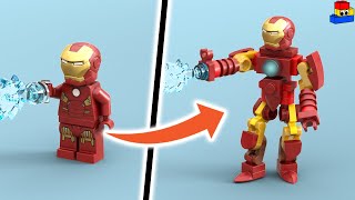 I upgraded LEGOs Ironman minifigure [upl. by Icken]