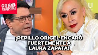 ¡Pepillo Origel habló del encontronazo a gritos que protagonizó con Laura Zapata  Con Permiso [upl. by Lothario]