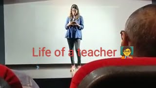 JOURNEY OF TEACHER 🧑‍🏫 BY CHANCHAL SRIVASTAVA teacher life viralvideo contentcreator [upl. by Materi]