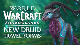 The 8 NEW Druid Travel Forms of 915 amp How to Obtain Them  Shadowlands [upl. by Packton863]