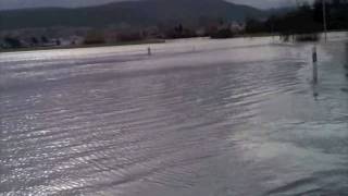 Hochwasser in Sand Knetzgau Zeil [upl. by Friedlander736]