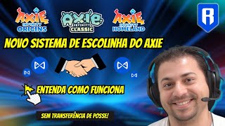 NOVO SISTEMA DE ESCOLINHA DO AXIE INFINITY [upl. by Yud304]