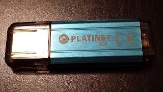 Platinet 16GB Flash Drive  PenDrive unboxing amp speed test [upl. by Euqnomod]