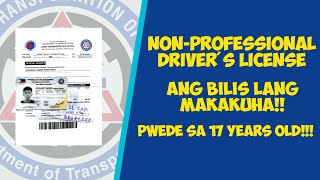 PAANO KUMUHA NG NONPROFESSIONAL DRIVERS LICENSE  2022 UPDATED STEP BY STEP GUIDE  LTO NPDL [upl. by Omidyar34]