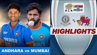 Syed Mushtaq Ali Trophy 2024 Full Highlights  Andhra vs Mumbai  SMAT 2024 Highlight [upl. by Kiki]