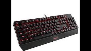 Review  LESHP Mechanical Keyboard [upl. by Avehsile]