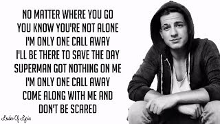 Charlie Puth  ONE CALL AWAY Lyrics [upl. by Pepe70]