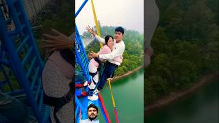 Bungee Jumping  trampoline fun😁😍😇😝😜🤔 trampoline trampolinpark Bungee Jumping mrmayovlog [upl. by Atse]