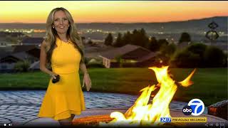 Shayla Girardin 1080p HD ❤️‍🔥 abc7news weather forecast viral [upl. by Cazzie]