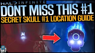 Halo Infinite GET THIS WHILE YOU CAN  1st Secret Skull Location Guide  Warship Gbraakon Mission [upl. by Karleen798]