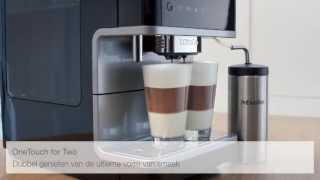 Functie OneTouch for Two op Miele CM 6 espressomachine [upl. by Ettennad]