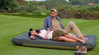 KingCamp Double Inflatable Camping Mattress with Removable Cover KM2432 [upl. by Ailemrac208]